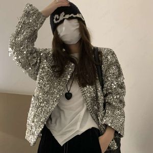 2024 Early Spring New Fashionable Sweet and Spicy Sequins Shining Small Fragrant Style Suit Coat for Women