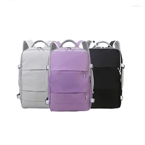 Skolväskor reser ryggsäck kvinnor stor kapacitet vattentät anti-stöld avslappnad dagpack väska med bagagebandsflickor ryggsäckar