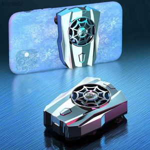 Outros acessórios para celular Ventilador de resfriamento para celular portátil Gamers Radiador recarregável Ultra-silencioso Universal Sucker Cooler para Smart Phone Tablet 240222