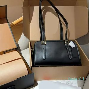 bowling shoulder bag genuine leather handle green black white zippy close designer handbag 26cm square shape pochette modern