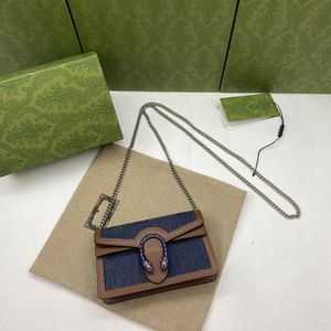 Top Quality Designer Bag Snake Shoulder Bag Chain Strap Purse Clutch Bag Cross Body Handbag Fashion Wallet Messenger Luxury Mini bags Import Bag for Lady 0025