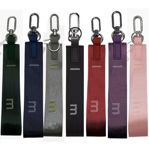 LU KeyChain Fashion Women Fiess Running Elastic Lanyards Unisex Designer Keychains Accessory Pendant Bag Key Chain