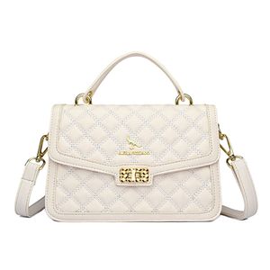Popularne torby na ramiona Pu Ladys z Diamond Design Wysokiej jakości luksusowy projektant torebka damska 2023 SAC A MIAN Casual Tote Bag