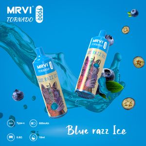 MRVI TORNADA 9000 PUSPS TESİSABL 9K E Sigara Pod 850mAh Pil Şarj Edilebilir Elektronik CIGS Sızdırmaz%2%3%5 Tek Kullanımlık E Sigara Bobini 18ml