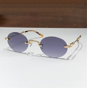 Neues Modedesign, kleine runde Sonnenbrille PILLIS I, klassische Form, randloser Rahmen, Metallbügel, einfacher Retro-Stil, Outdoor-UV400-Schutzbrille