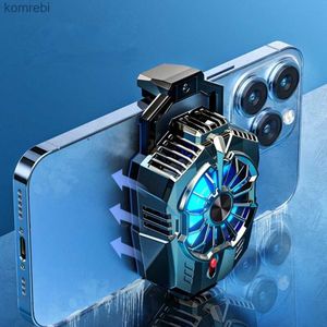 Outros acessórios para celular Jogo Mobile Phone Cooler USB Powered Radiator Snap-on Cooling ToolPortátil Ventilador de resfriamento para iPhone 15 14 13 12 11 Pro Max Samsung 240222