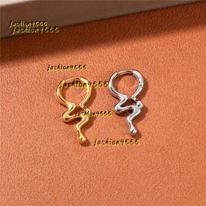 Stud Ins Design di nicchia francese Orecchini irregolari stile vintage Delicato freddo Alta moda Accessori per gioielli tutto-fiammifero Orecchini Gioielli Negozi di articoli da regalo 2024