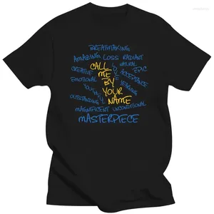 Мужские футболки «Зови меня своим именем», винтажная футболка в стиле Харадзюку, уличная хлопковая мужская рубашка с графикой, ФУТБОЛКА, женские топы
