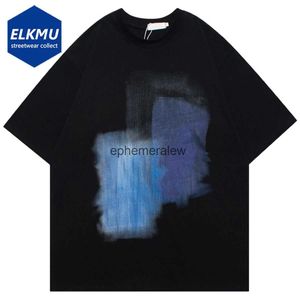 Men's T-Shirts Harajuku Hip Hop Men T Shirts Streetwear Fashion Oversized Cotton T-shirts Summer Loose Casual TeeH24222