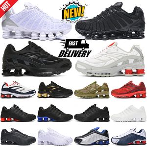 shox tl designer men womens running shoes Ride 2 NZ Leven r4 og 301 triple black white blue red gold Olive mens trainers outdoor sport sneakers