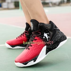 Vendita calda Comode scarpe da basket Stivali da allenamento alti Stivaletti da uomo all'aperto Scarpe da ginnastica Scarpe sportive b43