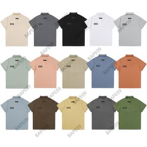 T Shirt Tees Mens Designer Polo Camisa Verão Camisa Casual Moda Solta Camisetas Homens Roupas de Rua