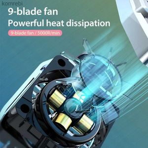 Other Cell Phone Accessories Game Mini Mobile Phone Cooler USB Game Cooling Fan Radiator For iPhone Samsung Gamepad Turbo Hurricane Cool Heat Sink 240222