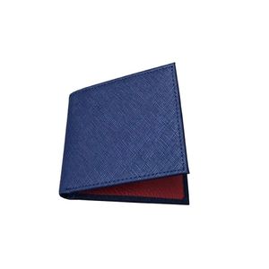 メンズレッドレザーショート財布デザイナーウォレットクレジットカードホルダーCarteira Masculina Billetera Hombre Wallets Portafoglio UOMO188D