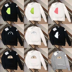 Erkek Hoodie Crew Boyun Sweatshirt Tasarımcısı Kazak pamuk kazak paltosu moda baskılı uzun kollu tişört yüksek kaliteli işlemeli sweatshirt