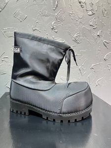 Botas de inverno de neve de dedo grande projetadas de cano alto à prova d'água de botas personalizadas