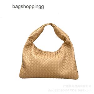 Capacidade grande hop único totes designer saco de mão bolsa feminina sacos de pulso vbottega novo couro macio tecido renda ombro grandes bolsas nas axilas nyhy