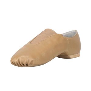 Linodes Unisex PU Leather Upper with A Single Step Jazz Shoe Full of Elasticity Suitable for Women and Mens Dance Shoes - UPD