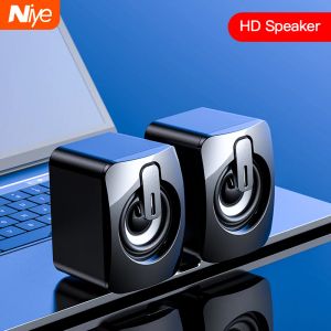 Speakers Mini Computer Speaker USB Wired Speakers 3D Stereo Sound Surround Loudspeaker For PC Laptop Notebook Not bluetooth Loudspeakers