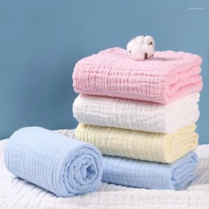 Cobertores bebê puro algodão seis camadas gaze cobertor nascido crianças toalha de banho colcha infantil swaddle envoltório roupão toalhas de cama