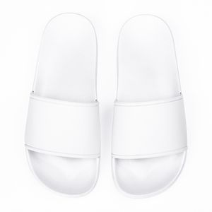 Sandálias e chinelos de verão para homens e mulheres, chinelos de plástico para uso doméstico, sapatos de banho brancos