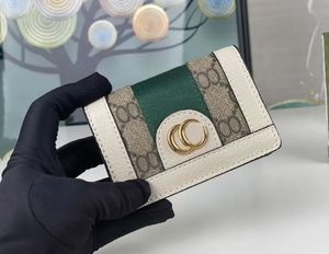 428737# Portafogli lusso Ophidia cion borse uomo donna moda marmont porta carte di credito classico digram di alta qualità lettere dorate pochette soldi corti 88