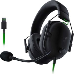 50mm drivrutiner Memory Foam Cushion 3.5mm Audio Jack V2 X Gaming Headset 7.1 Surround Sound Game Music Low Latency hörlurar 16WD4