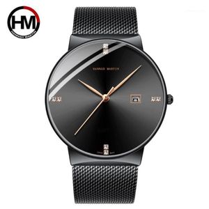 Men Watch Stainless Steel Classical Business Waterproof Top Quartz Movement Wristwatches Calendar relogio masculino1305E