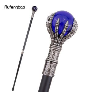 Blue Glass Ball Steampunk Walking Cane Fashion Decorative Walking Stick Gentleman Luxury Crosier Knob Walking Stick 93cm