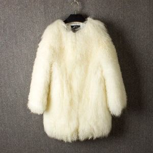 Куртки Mongolia Sheep Murs Coat 100%натуральное меховое покрытие фарфора в Кита