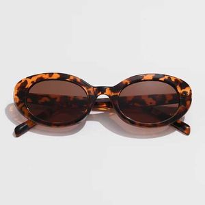 نظارة شمسية عتيقة Vintage Oval Sunglasses Women Men Grand Grands Glases Grases Fishing Fishing Frame Frame Lens Eyewear Driving UV400L2402