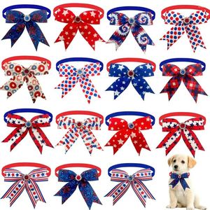 Dog Apparel 50/100pcs Bow Tie Bulk Bowties Neckties For Small Dogs Pet Cat Puppy Bowtie Grooming Accessories 4th Of July