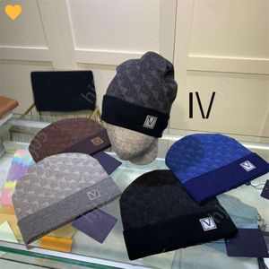 Aplaid designer beanie designer hattar för män stickade motorhuv vinter hösten termisk skalle mössa skidor klassiska lyxiga mössor brun svart grå håll varm jswo