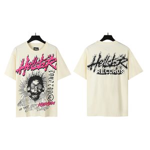 Designer marki Kobiety Summer Mens koszulki oddychają T-shirt Wysokiej jakości koszulka Hellstar Modna T 7941