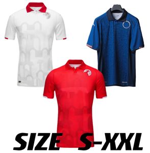 2024 Tunísia Futebol Jerseys Africa Cup National Team Maillot de Tunisie 24 25 MSAKNI HANNIBAL MAALOUL SLITI KHENISSI Home Red Away 3rd Men Football Shirt Uniformes