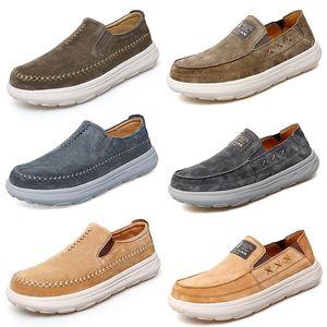 2024 Nuove scarpe casual con plateau basse da uomo donna scarpe da ginnastica grigie viola gialle marroni Sneakers con fondo morbido antiscivolo e traspirante