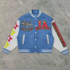 Mens Ceket Tasarımcı Ceket Beyzbol Varsity Ceket Puffer Ceketler Mektup Dikiş Nakış Sonbahar ve Kış Gevşek Nedensel Dış Giyim Deri Ceket 1124