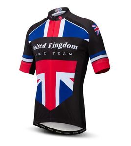 Cykling Jersey Man UK Breattable Ropa Quick Dry Polyester Spring Summer Sportwear Pro Teams Bike Clothes7084217