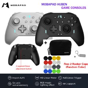 Gamepads mobapad sem fio bluetooth game console gamepad joystick sixaxis joypad para nintendo switch pc android ios acessórios de jogo