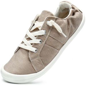 STQ Women's One Step Canvas Low Top Casual Shoes Support Comfortable Tennis Sneakers