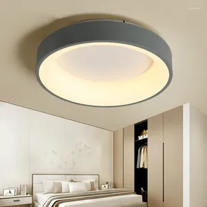 천장 조명 현대 램프 LED 거실 침실 연구 복도 회색 또는 흰색 조명 조명 WJ10