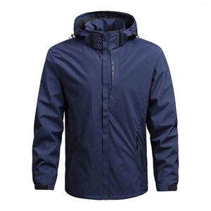 Jaquetas masculinas Mens À Prova D 'Água Com Capuz Ao Ar Livre Windbreaker Casaco Homens 2024 Primavera Jaqueta Casual Táticas Militares 5XL