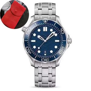 Mężczyźni obserwują wysokiej jakości Sea 300m Designer zegarek AAA 42 mm Orologio Uomo Sapphire Guma AAA Automatyczne mechaniczne Jason007 Master Man Projektant zegarek z torbą