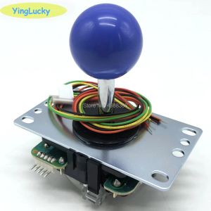 Joysticks Orijinal Japonya Sanwa Joystick Jlftp8yt Jamma Arcade Oyun Parçası için Topball ve 5pin Tel ile Fighting Rocker