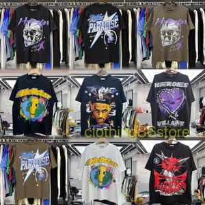 Designer-T-Shirt Hellstar-Shirt Herren-T-Shirts Kurzarm-T-Shirt Männer Frauen Hochwertiges Streetwear-Hip-Hop-Mode-T-Shirt Hell Star Hellstar Short