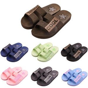 Men Women Slippers Summer Slides Sandals Summer Black Coffee Green Blue Coast Bathroom Mens Antiskid Slipper Sandal