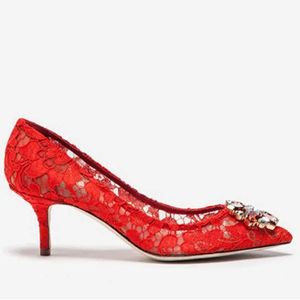 HBP NXY Scarpe eleganti Eleganti Tacchi alti in pizzo Blu Rosso Bianco Décolleté da sposa 05