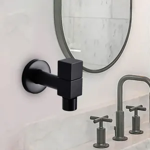 Rubinetti per lavandino del bagno Rubinetto singolo per acqua fredda Montaggio a parete in rame antiruggine Piscina Moop