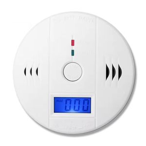 Carbon Monoxide Detectors CO Sensors Alarm Detector CO Leakage Alert Poisoning Warming Alarm with LCD Digital Display (Batteries NOT Included)