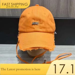 Chapéu de bola de designer de moda de verão feminino doce masculino férias ao ar livre esportes metal carta impressão chapéu beirais desgastado artesanato casquette 64